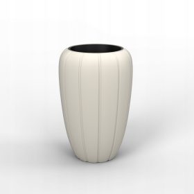    Lamela saksija 60 cm x 40 x 60 cm promjer 40 cm plastične nijanse smeđe i bež boje