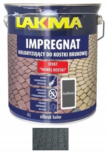  Lakma A2100684 impregnacija za opločnike, grafit, 4 l