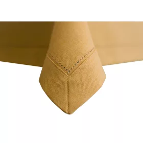 Miodovani stolnjak s rubom, otporan na mrlje, 120x120