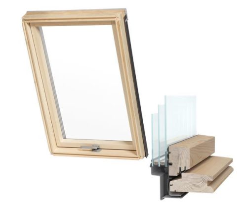 Krovni prozor s RoofLite+ Premium opšivom 55x78 cm