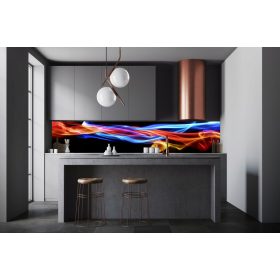 PERIVA KUHINJSKA FOTO TAPETA Abstract Waves 260x60