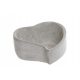  Cementna posuda za cvijeće za groblje ProjektDecor 22 cm x 23,5 x 11,5 cm prirodni beton, nijanse sive i srebrne