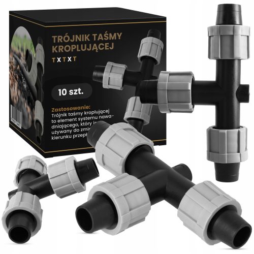Trojnička za kapajuću traku 16xT x 16 mm - Set od 10 komada