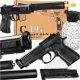 KVALITETNI METALNI REPLIKA PIŠTOLJ BERETTA C19 SA KUGLICAMA I PRIGUŠIVAČEM
