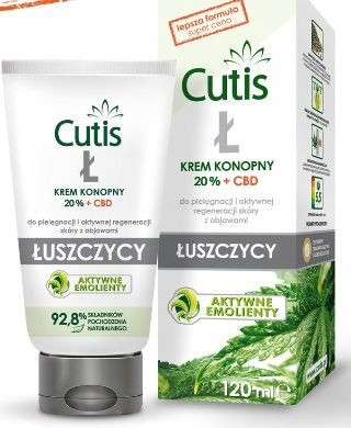 CUTIS L Krema s Konopljom 20% + CBD 120ML - Učinkovita Njega za Kožu