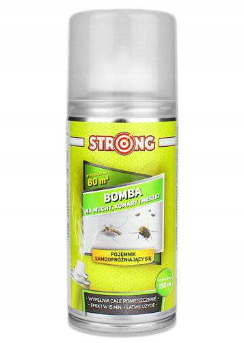 Sredstvo protiv insekata - Dimna bomba protiv komaraca, moljaca, muha Strong 0,5 kg 150 ml