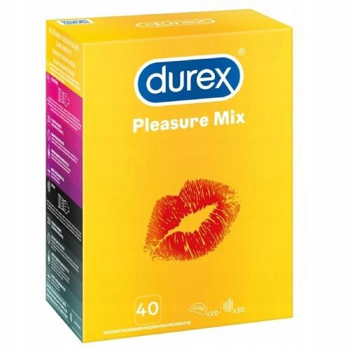 Durex Užitak Mix stimulirajući kondomi 40 kom