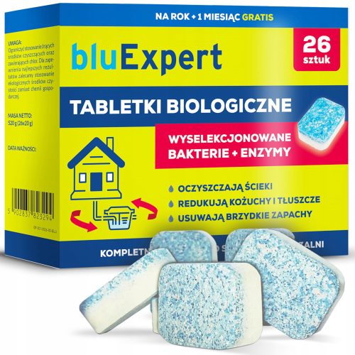 BioAktivator za septičke jame, Tablete za biološku razgradnju otpadnih voda, 0,52 kg