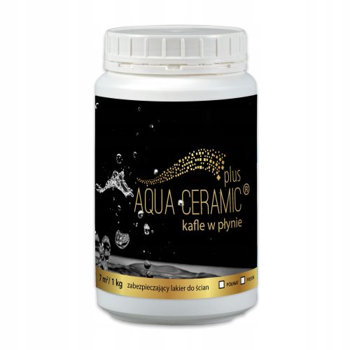 Samostojeci akrilni lak za plocice, Aqua Ceramic PLUS 1KG, polumat