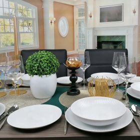 Servis za jelo Ljubljana Daisy White, 18 komada