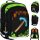 Minecraft Pixel Game School Backpack Starpak Black, Brown & Beige, Green Shades 20L