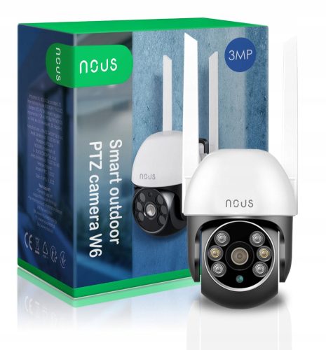 Vanjska pametna IP WiFi kamera NOUS W6 Full HD 3MP