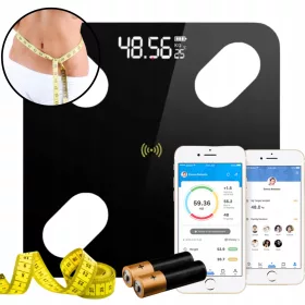    LTC WG110 kupaonska vaga + tradicionalni metar, raznobojna, 150 cm