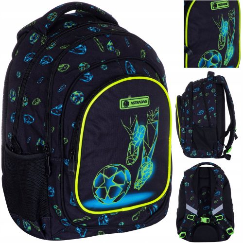 AstraBag Plecak Szkolny AB330 Football Motion 502023066