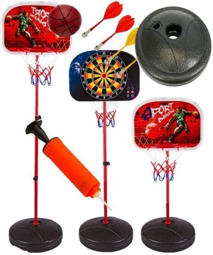 Dječji Košarkaški Set sa Stojkom i Dart Tablicom