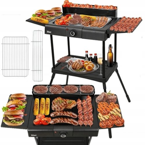 Električni roštilj Zilan Stand Barbecue Grill crni 2400W