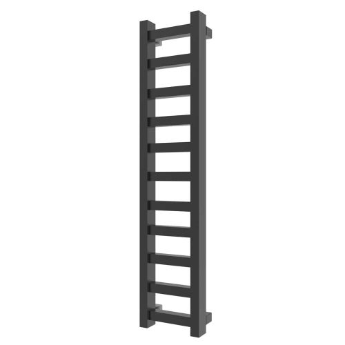 Kupaonski radijator Komex INEZ 121 x 25 cm crni s kupaonskim ljestvama