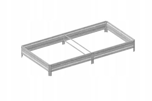  Mini staklenik 200 cm x 100 cm metalni