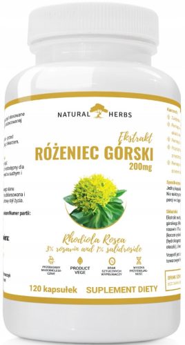 Rose Root ekstrakt kapsule 120 kom. - Prirodni adaptogen za bolje zdravlje
