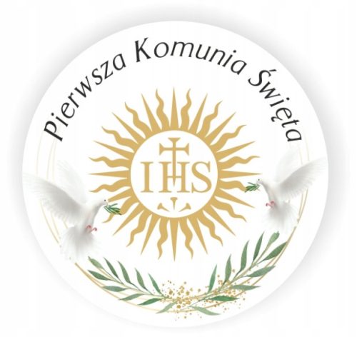 Naljepnice za Prvu Pričest 4,5 cm - Paket od 70 komada