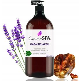   PRIRODNI RELAKSIRAJUĆI ULJNI GEL ZA MASAŽU S LAVANDOM I JANTAROM 1000 ML