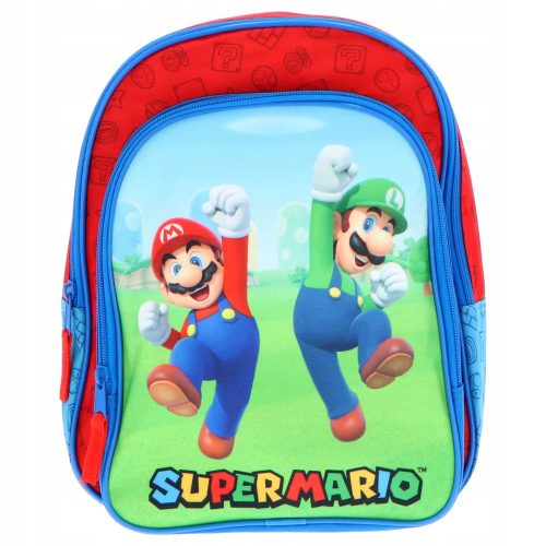 Super Mario Dječji Predškolski Ruksak 31 cm Shades of Blue
