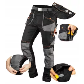 Neo Alati HD Slim Fit Radne Hlače 81-238 XL + Remen