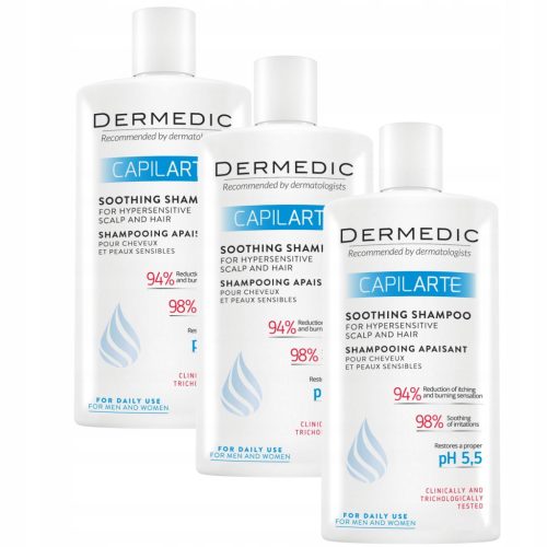 DERMEDIC CAPILARTE Umirujući šampon za osjetljivu kožu i kosu - 300 ml