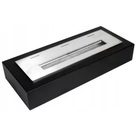   Umetak za ugradbeni kamin Biokominki GMT 36x15,3x15,3 cm crni