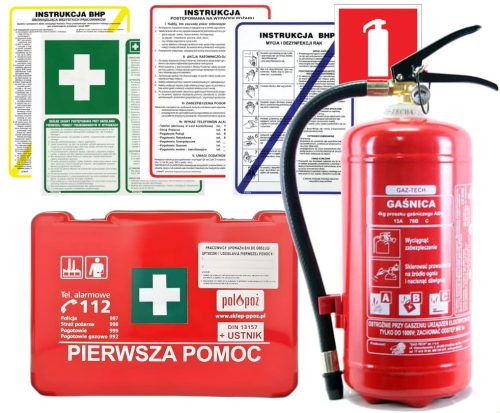 Srednji komplet za tvrtke sa zdravstvenim i sigurnosnim priborom