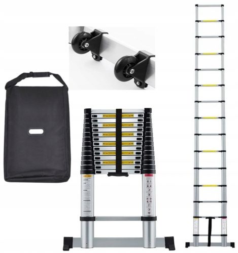 Ljestve aluminijske ljestve 4,4 m do 150 kg