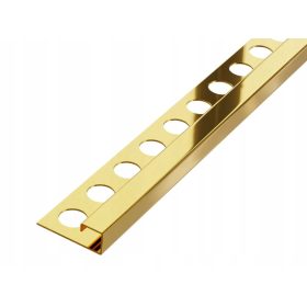 Zlatna sjajna završna traka za pločice 10,5 mm x 270 cm