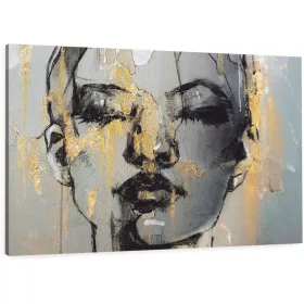 Apstraktni portret žene na platnu dimenzija 120x80 cm