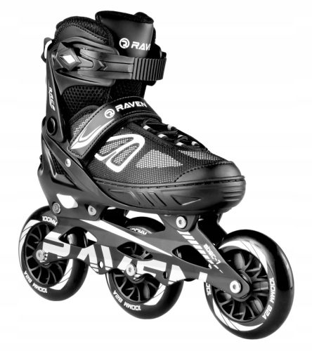  Klizaljke Raven Advance Big Wheels Black, veličine 35-39, crne