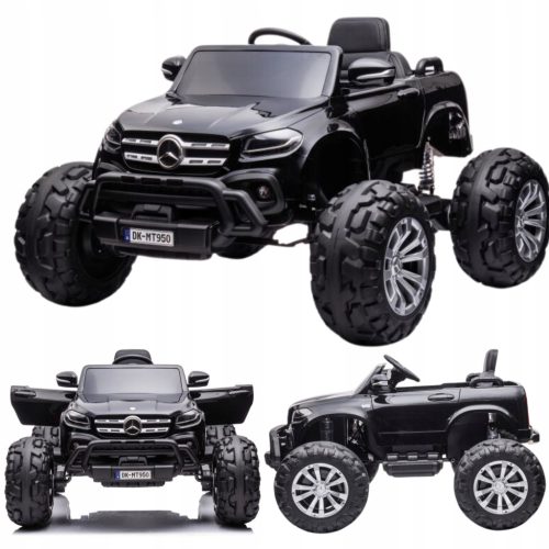  Automobil na baterije Mercedes DK-MT950 4x4 crni električni pilotski automobil