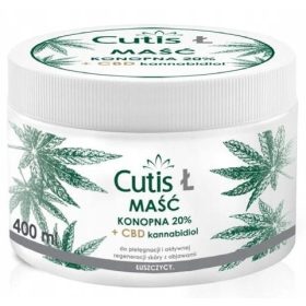   Mast za kožu s 20% CBD iz konoplje - idealna za psorijazu, 400ml