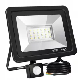 Hladno bijela LED reflektor sa senzorom pokreta 20W