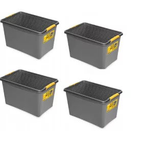 Moxom OR-1732 kutija s poklopcem, siva, 60 l