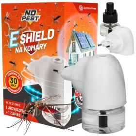   No Pest® E-Shield električni repelent protiv komaraca i muha 30 ml - punjenje za 30 noći