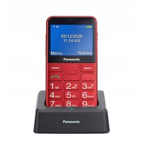   Panasonic KX-TU155 Jednostavan za korištenje mobitel crvene boje