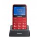 Panasonic KX-TU155 Jednostavan za korištenje mobitel crvene boje