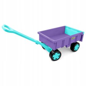   Gigantna Kolica za Djecu - Prikolica Wader 10961 Ljubičasta i Tirkizna