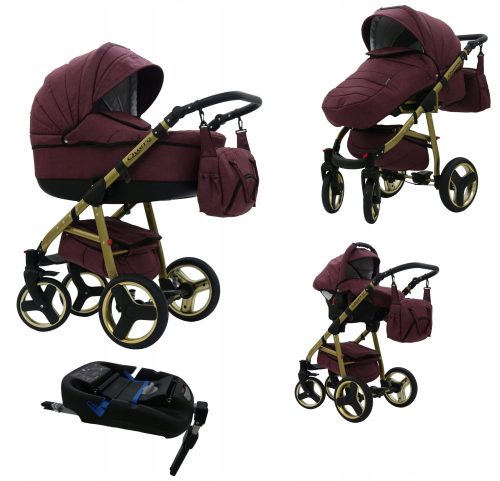 Dječja kolica Karex Quero 4 u 1 Zlatna boja s ISOFIX-om