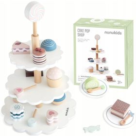 Dreveni set za kolače s kolačićima