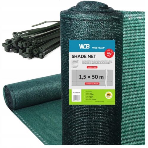 MASKIRNA MREŽICA ZA SJENJENJE 90% GREEN 1.5x50 140