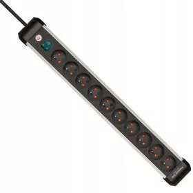   Brennenstuhl trakasti produžni kabel 1391034000 3 m srebrno-crni