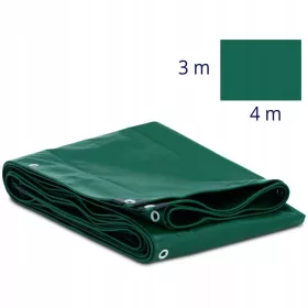 Vrhunska PVC Plandeka s Očicama 400 x 300 cm - 650 g/m²