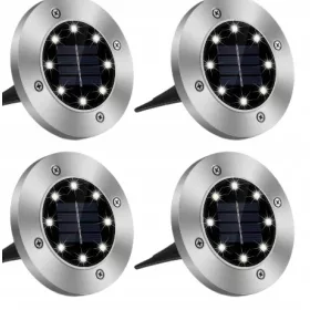  Led solarna lampa, crna, 13 cm, 1 kom.