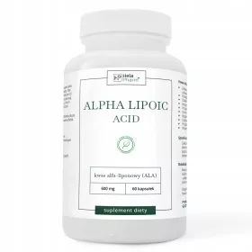   Alfa Lipoična Kiselina 600mg - Suplement za Dijabetičare i Sportaše, 60 kapsula