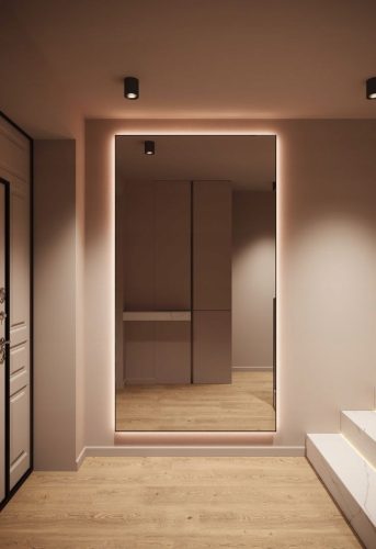  LED SVJETLEĆE OGLEDALO 100X60 cm ZIDNI PRAVOKUTNI ORMAR KUPAONSKI